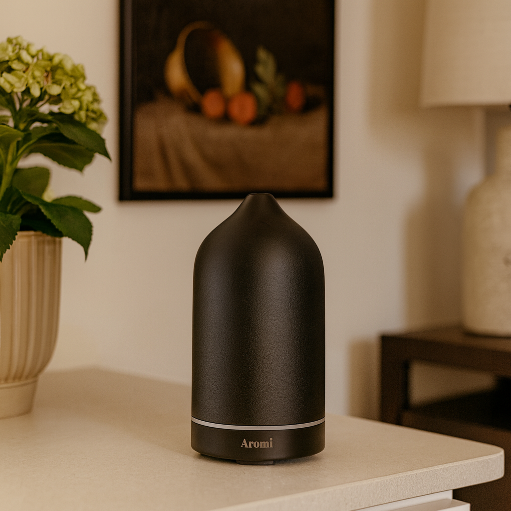 Svart doftspridare, fin inredning frontvy