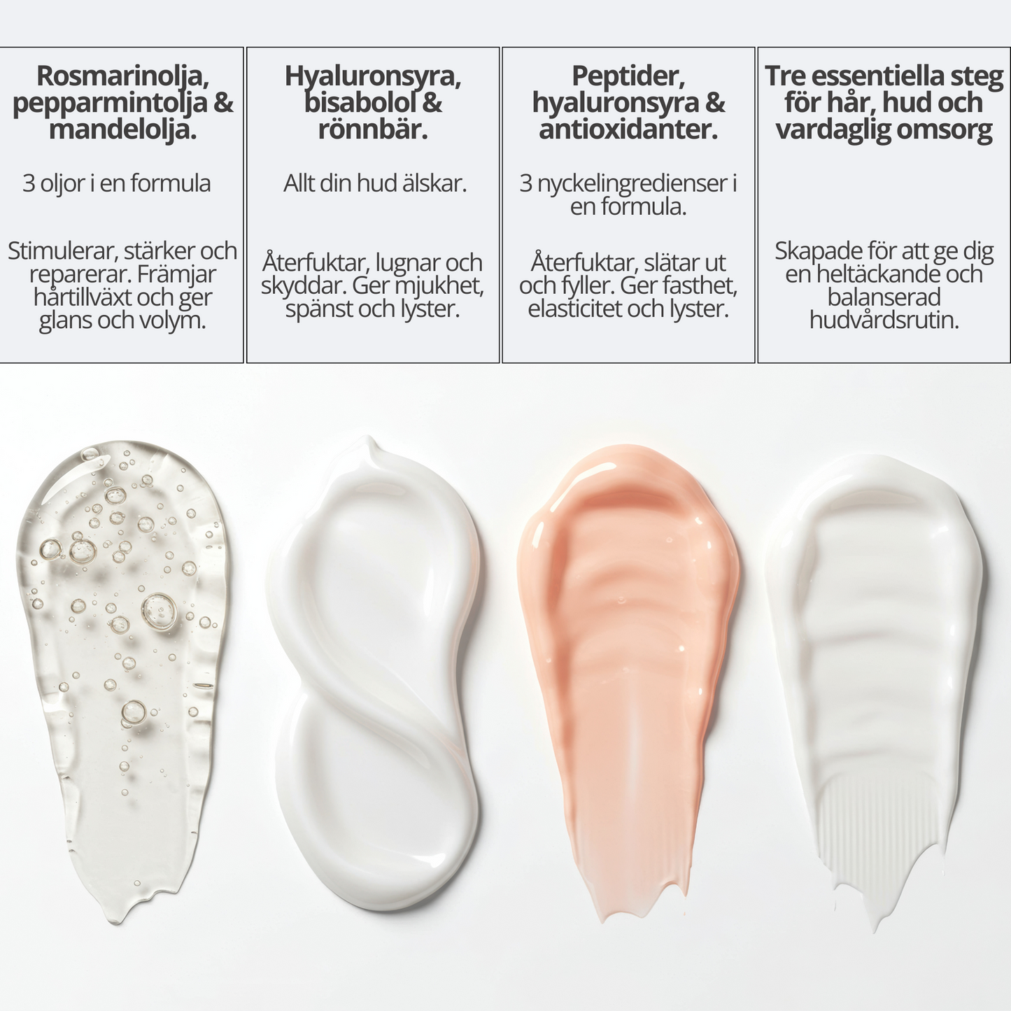 Lyxpaket Anti-aging serum - Hair growth + Day Cream