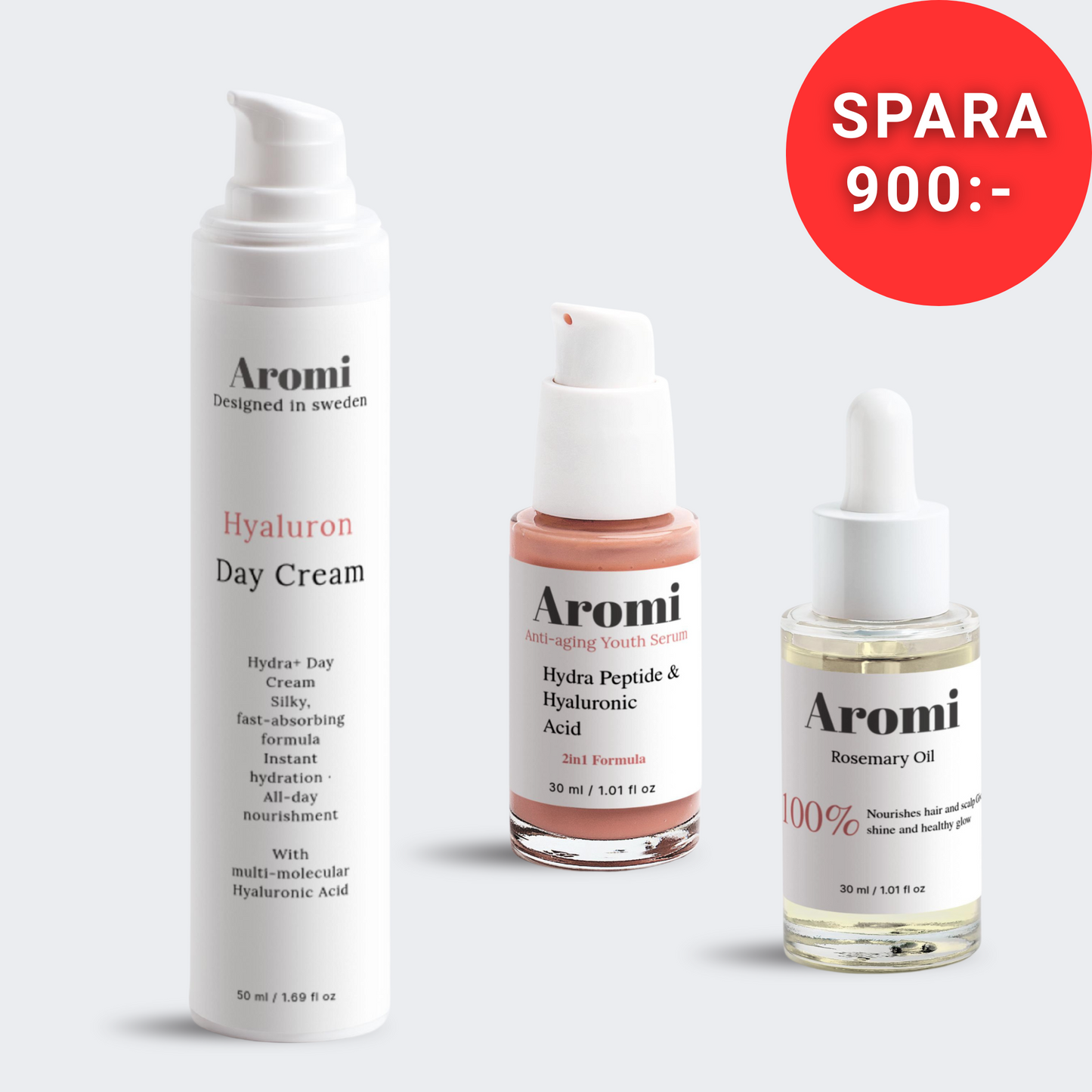 Lyxpaket Anti-aging serum - Hair growth + Day Cream