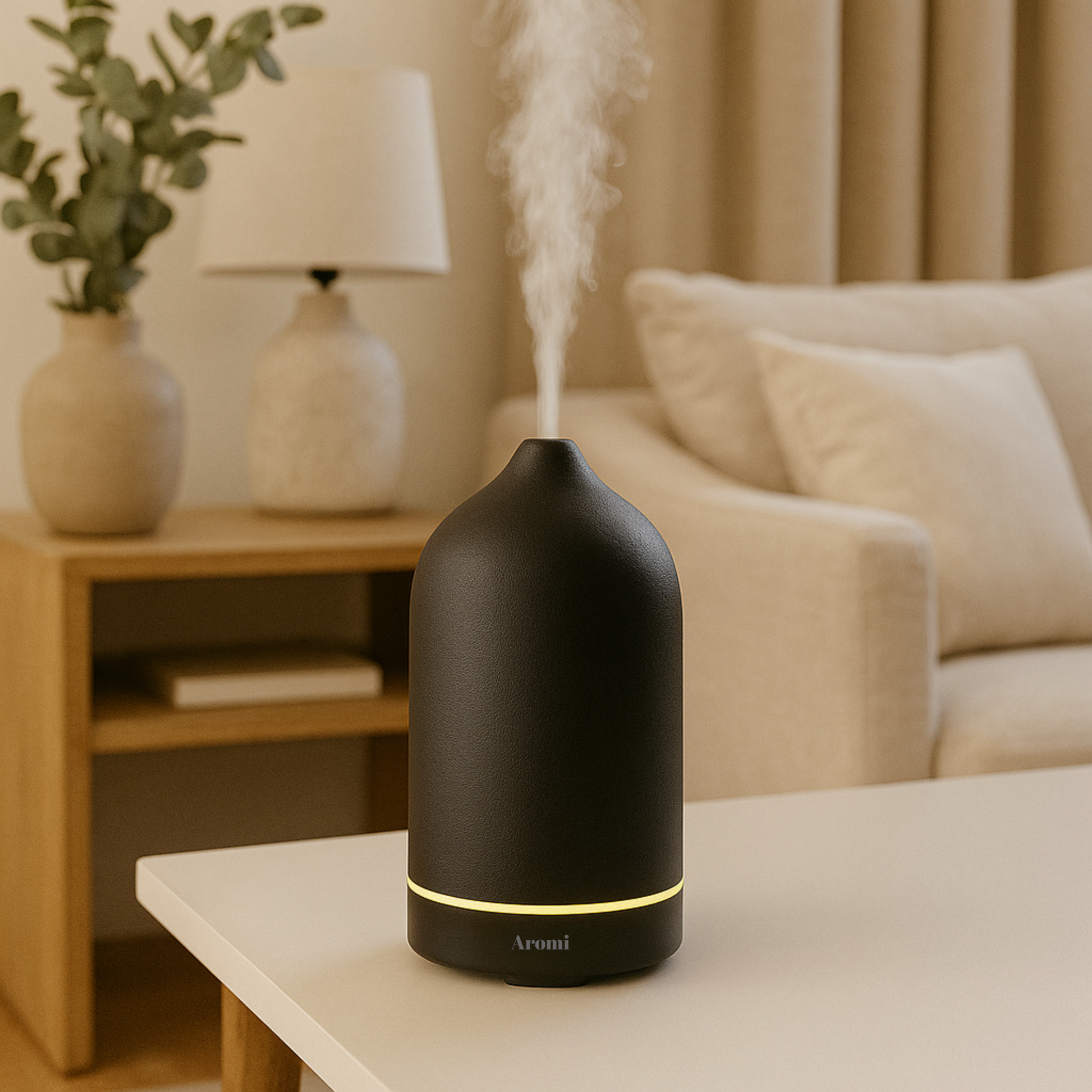Diffuser som sprider dofter, frontvy