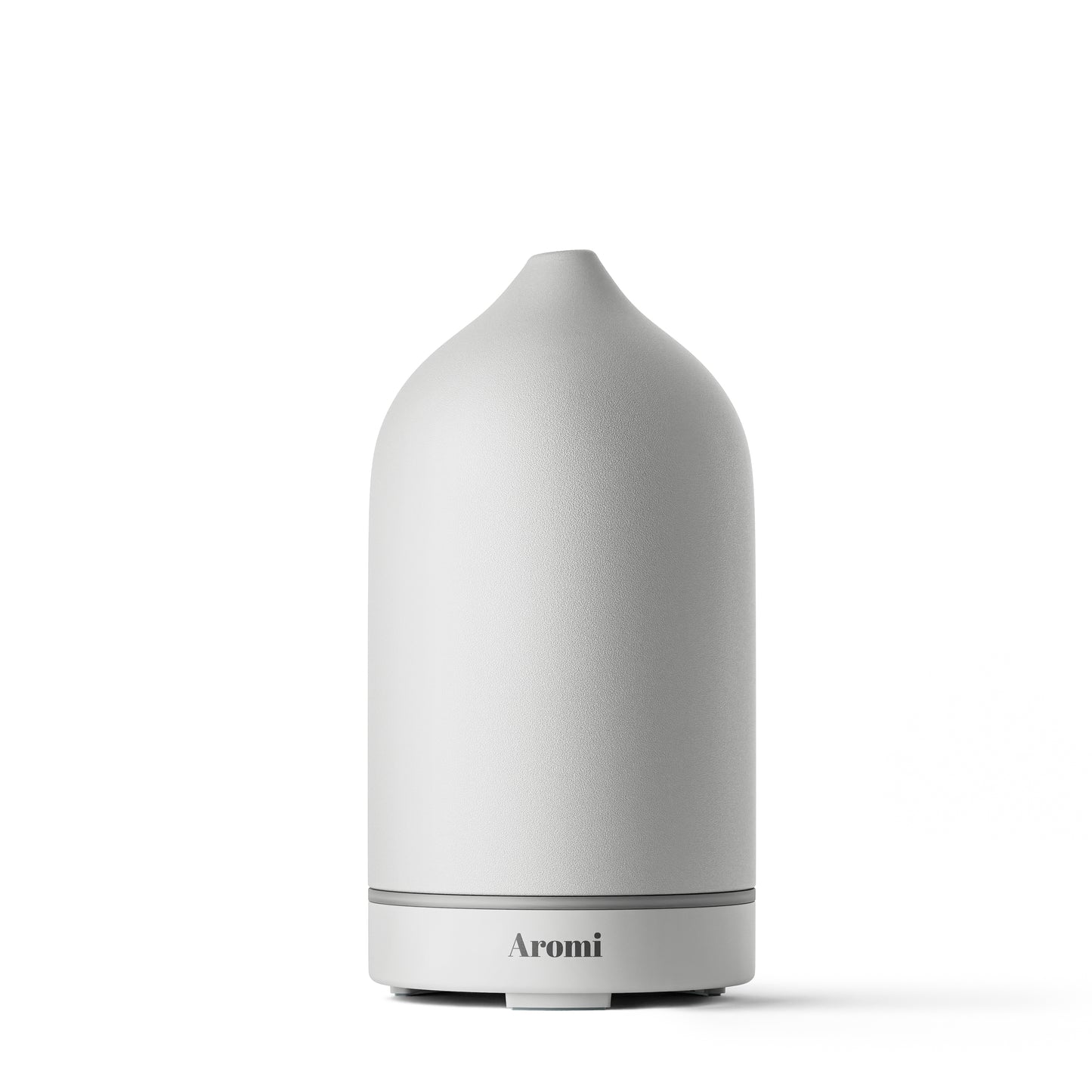 Vit keramisk diffuser, vit bakgrund frontvy
